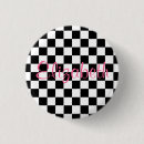 Search for black white checkered badges For her
