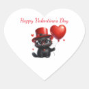 Search for valentines day stickers Kitten
