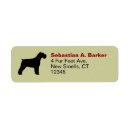 Search for mini schnauzer return address labels Dog