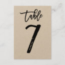 Search for kraft paper table cards Rustic