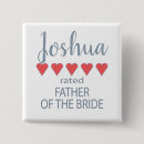 Search for father of the bride badges Bachelor party