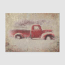 Search for vintage truck tissue paper Red