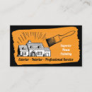 Search for professional painting contractors business cards House
