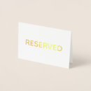 Search for reserved place cards Minimalist
