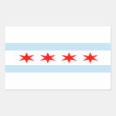 Search for flag of chicago stickers Red