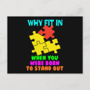 Search for autism support postcards Autism awareness month