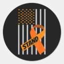 Search for leukemia cancer stickers Orange