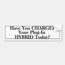 Search for hybrids bumper stickers Electric