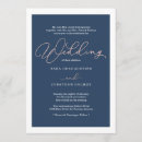 Search for navy and blush wedding invitations Calligraphy