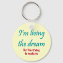 Search for live the dream key rings Funny