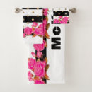 Search for rose gold pink bath towels Black