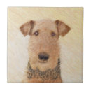 Search for airedale terrier tiles King of terriers
