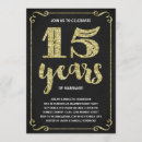 Search for 15th anniversary invitations Fifteenth