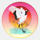 Search for crane bird stickers Asian