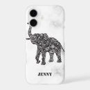 Search for grey elephant iphone cases White