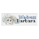 Search for waitress name tags For her