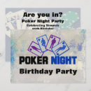 Search for gambling birthday invitations Gaming