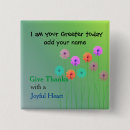 Search for greetings square badges Floral