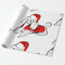 Search for poodle christmas wrapping paper Santa claus