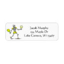 Search for pickleball return address labels Sports