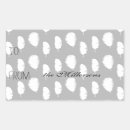 Search for feathers rectangle stickers White