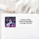Search for green eyes return address labels Kitten
