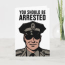 Search for funny policeman birthday cards Cop
