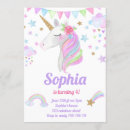 Search for gold unicorn birthday invitations Girl