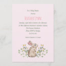 Search for rabbit baby girl shower invitations Forest animals