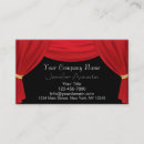 Search for actress business cards Performer
