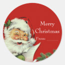 Search for vintage santa claus stickers Winter