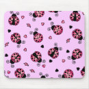 Search for pink ladybug mouse mats Sweet