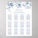 Search for floral wedding seating charts Navy blue
