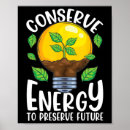 Search for energy saving posters Mother earth