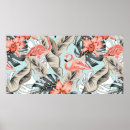 Search for flamingo pattern posters Leaves