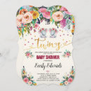 Search for twin baby girl shower invitations Elephant