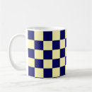 Search for navy blue and yellow mugs Pattern