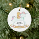 Search for white horse christmas tree decorations Pink