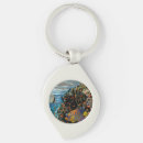 Search for coral reef key rings Red