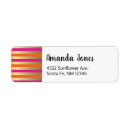 Search for metallic gold return address labels Pink