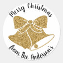 Search for golden bells stickers Bow