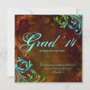 Search for leaves graduation invitations Vintage