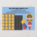 Search for super powers invitations Superhero