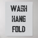 Search for laundry room posters Wash dry fold
