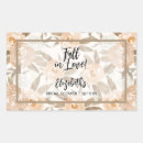 Search for foliage rectangle stickers Bridal shower