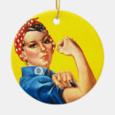 Search for rosie the riveter christmas tree decorations Women