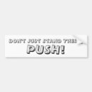 Search for push bumper stickers Humour