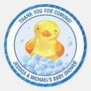 Search for rubber duck baby shower stickers Rub a dub dub