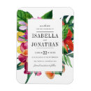 Search for tropical save the date magnets Hibiscus