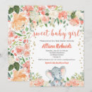 Search for coral baby shower invitations Cute